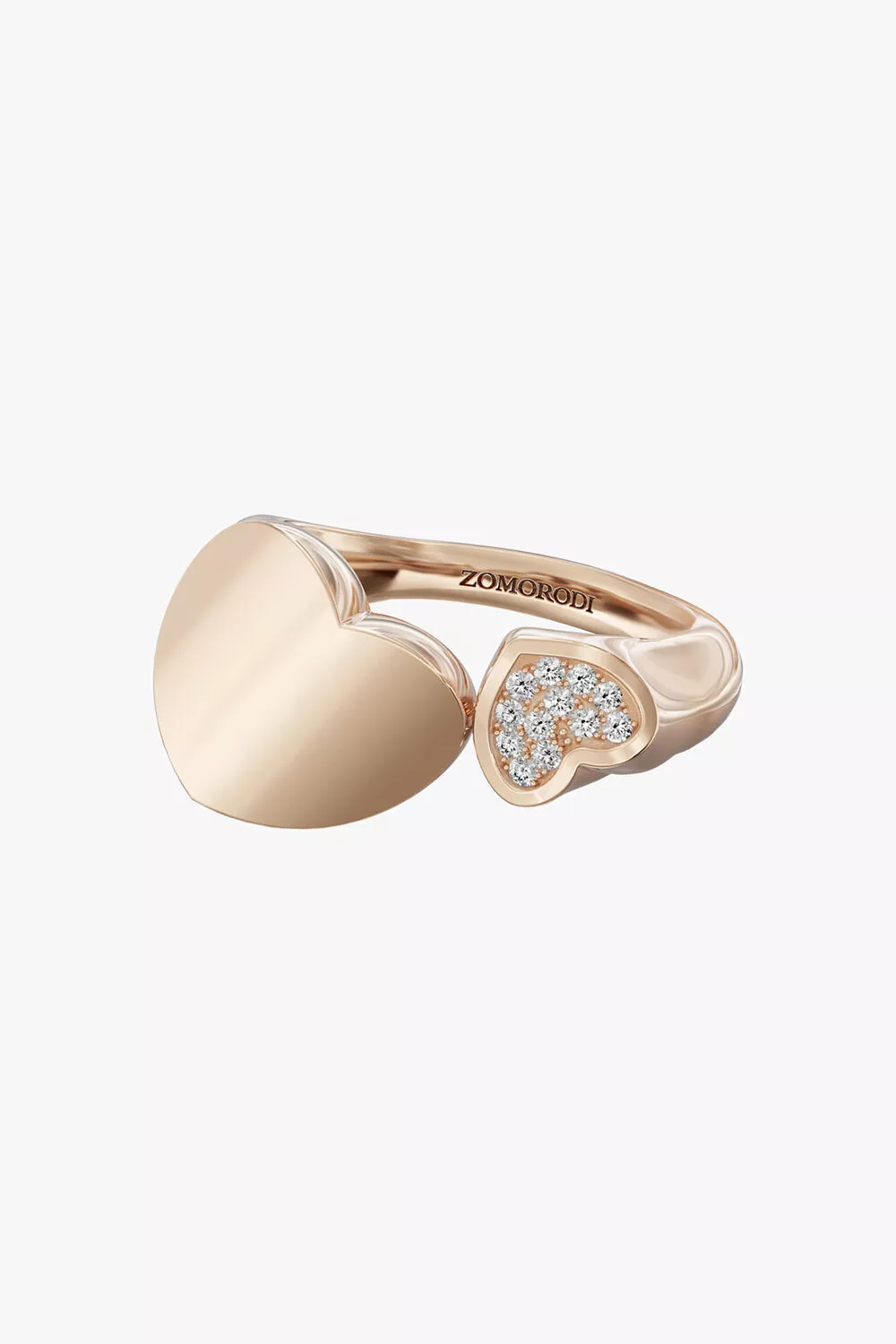 Eternal Hearts Ring 3D print model