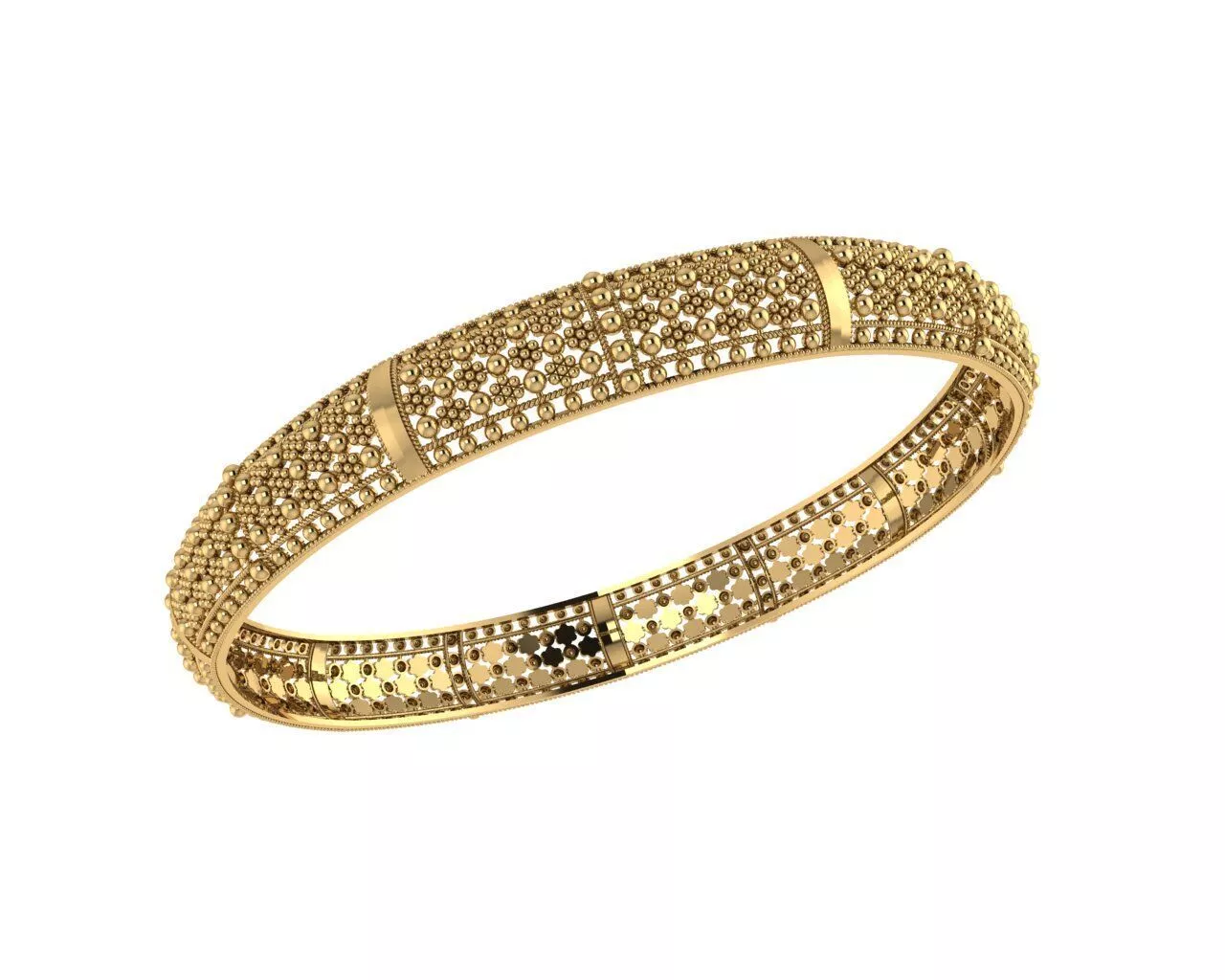 Indian Bracelet 3D print model