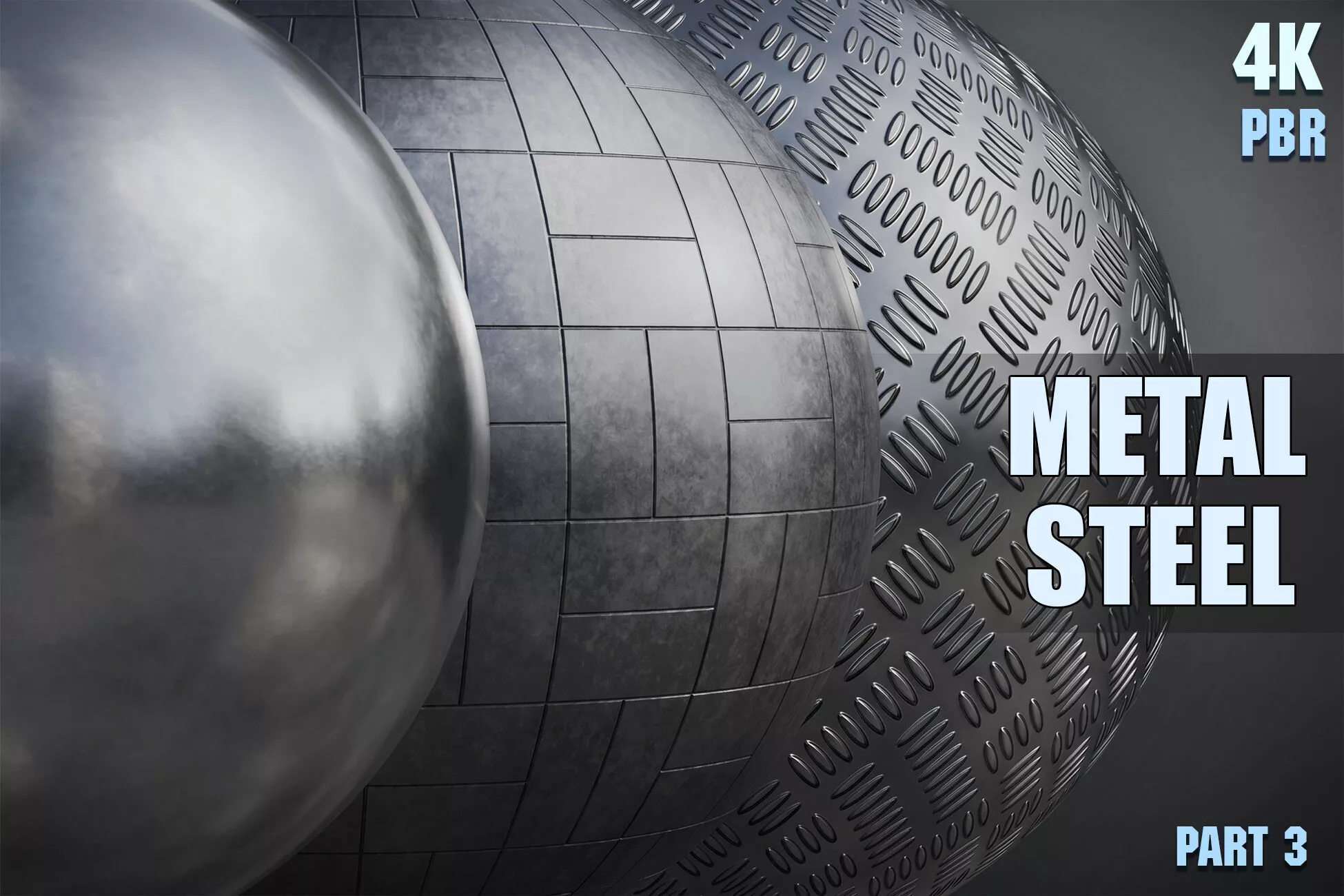 PBR Steel Part 3 Texture