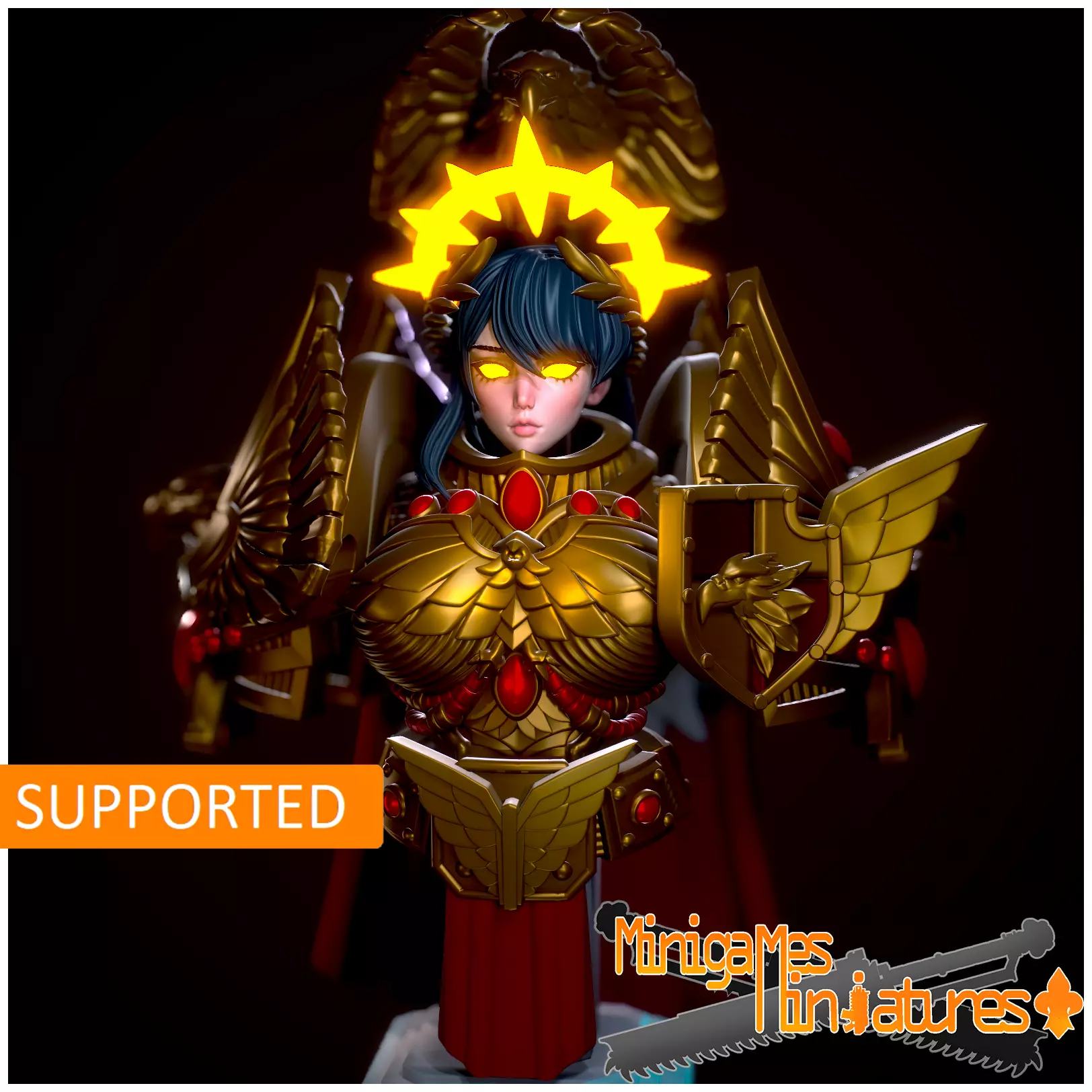 Golden Throne Empress 3D print model