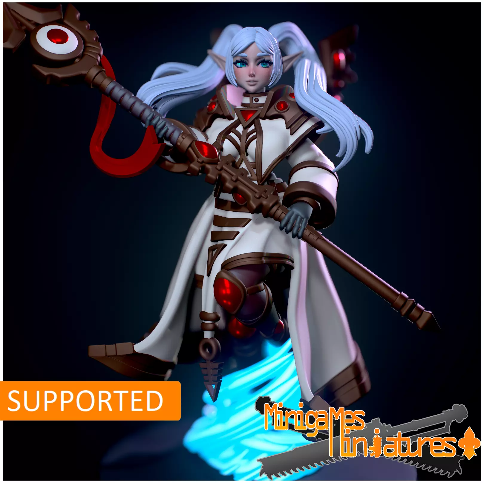 Farseer Frieren anime figurine 3D print model