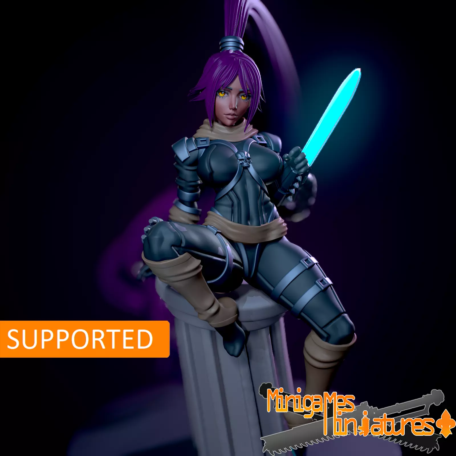 Yuroichi assassin anime figurine 3D print model