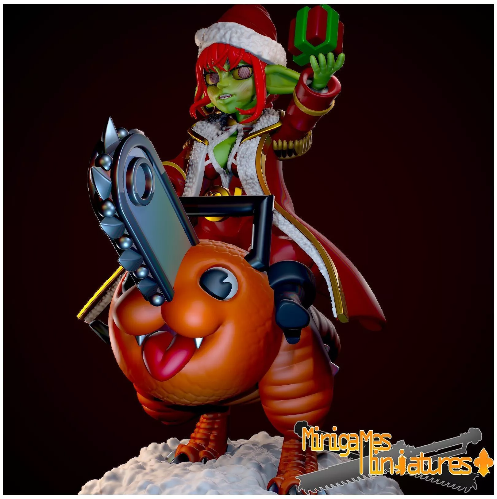 XMas gobbo anime figurine 3D print model