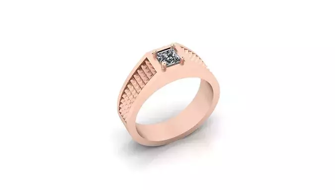 princes cut men engagement jewelry ring 