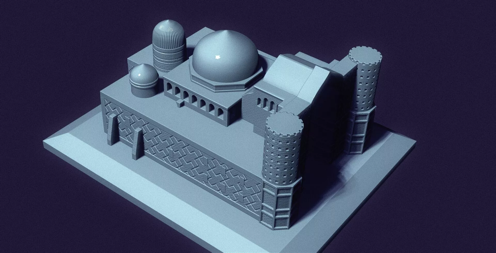 The Mausoleum of Akhmed Yasawi 3D print model