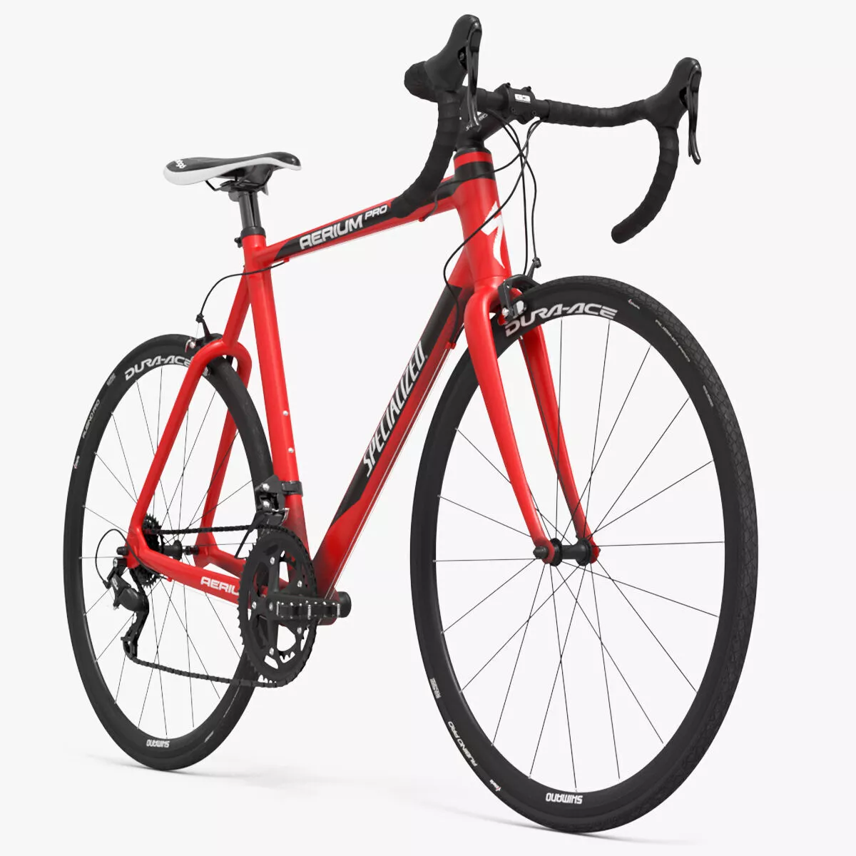 Cube Aerium Pro Bicycle Red Rigged For Maya 3D model