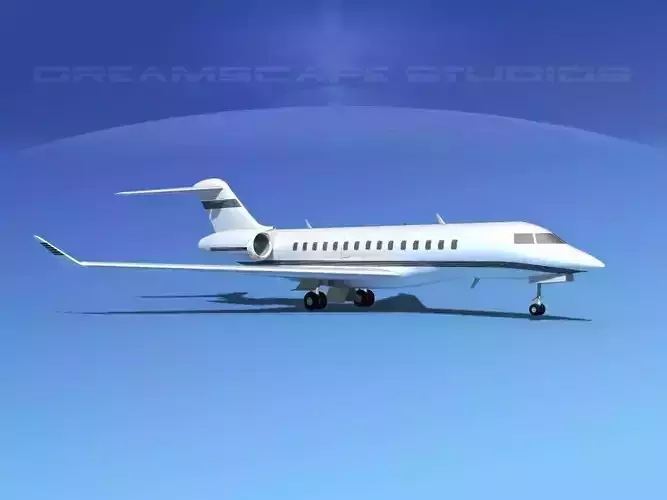 Bombardier Global 5000 V13 3D model