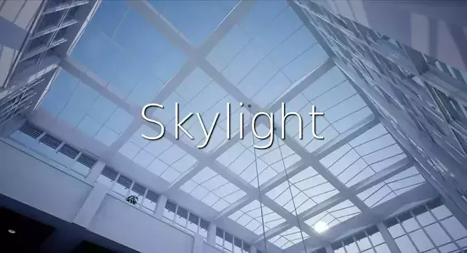 Skylight SHC Quick Office LM Low-poly 3D model