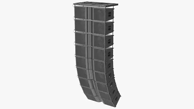 JBL Line Array Loudspeaker System 3D model | CGTrader