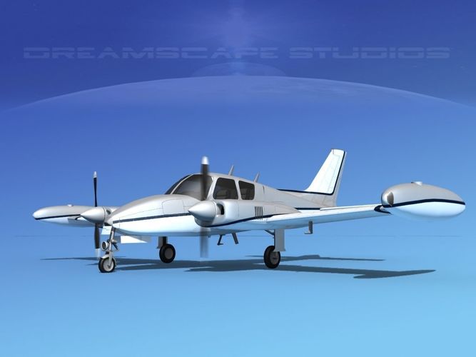 Cessna 310 V08 3D model