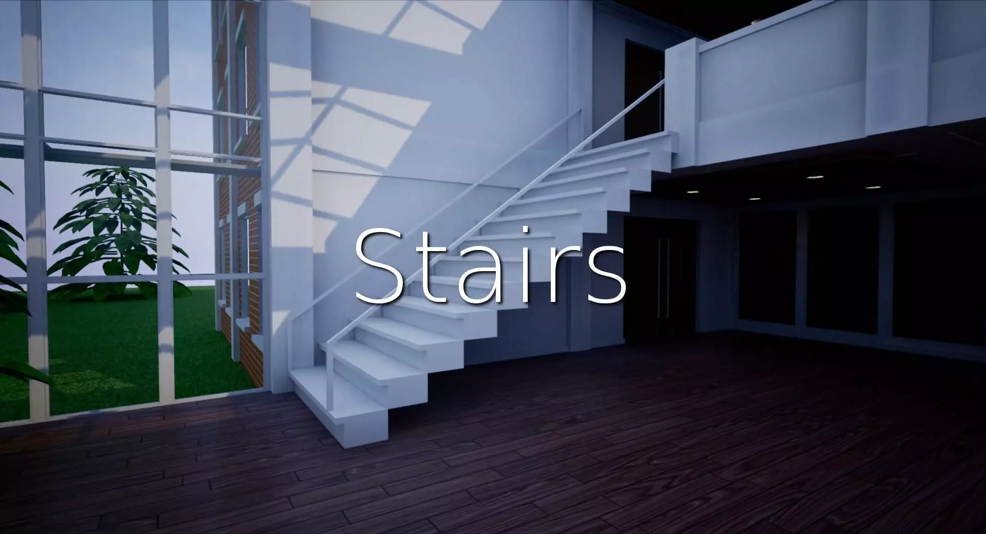 Stairs SHC Quick Office LM Low-poly 3D model