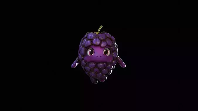 Chibi Fruit Blackberry Two