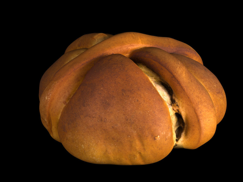 Sweet Easter Bread 3D model_6