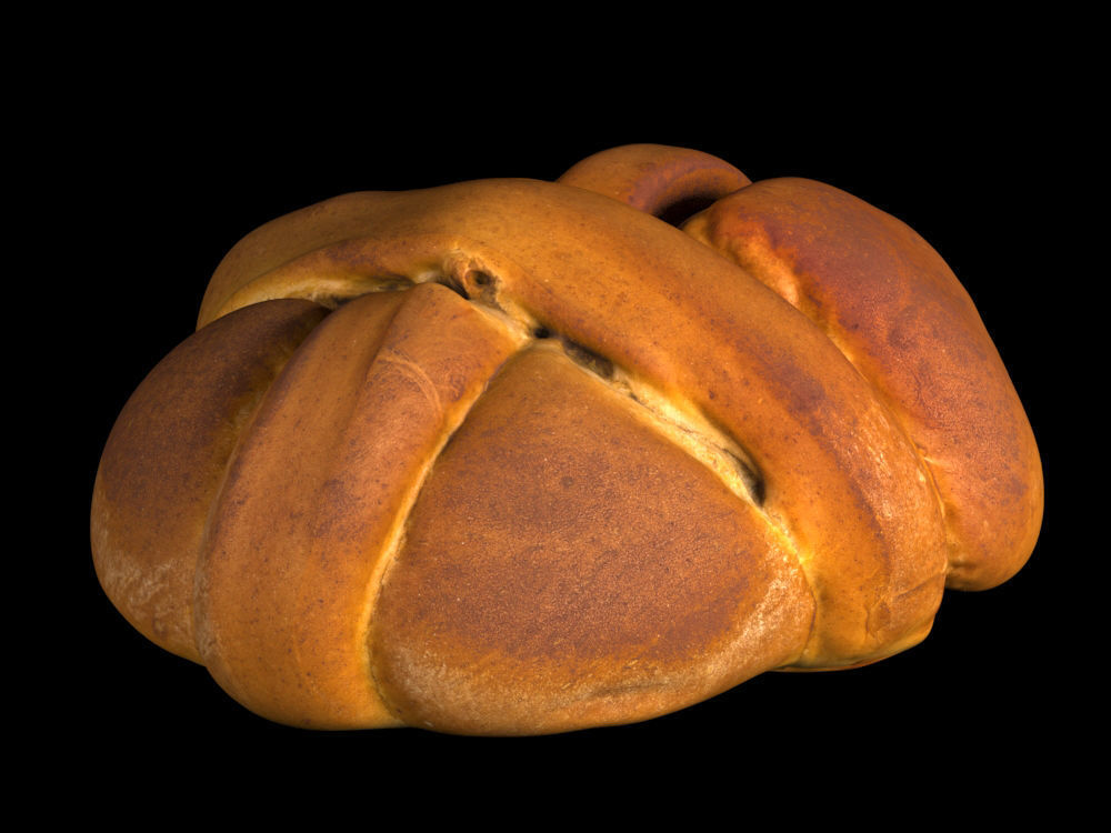 Sweet Easter Bread 3D model_7
