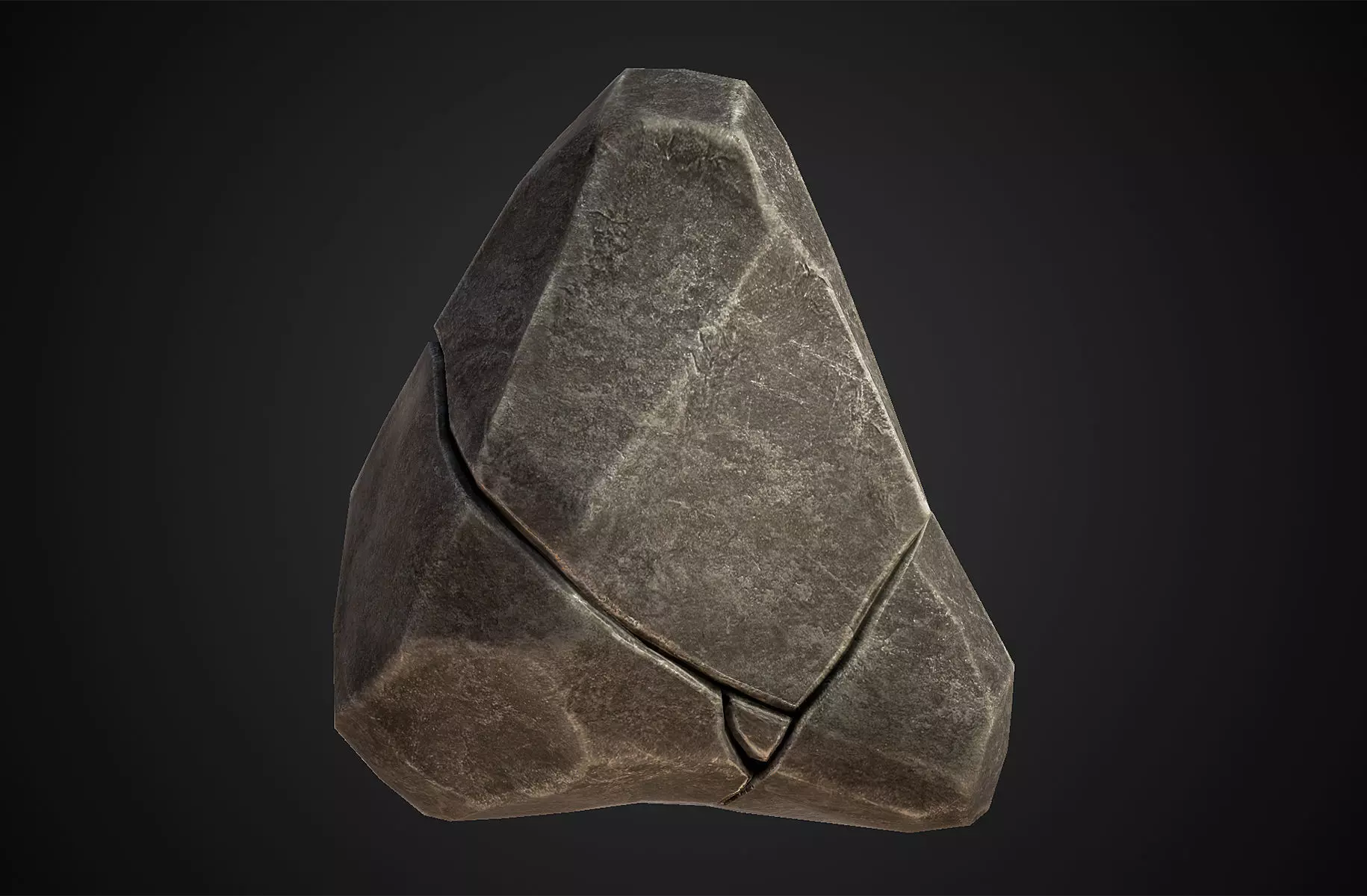 Rock - Menhir Free low-poly 3D model_0