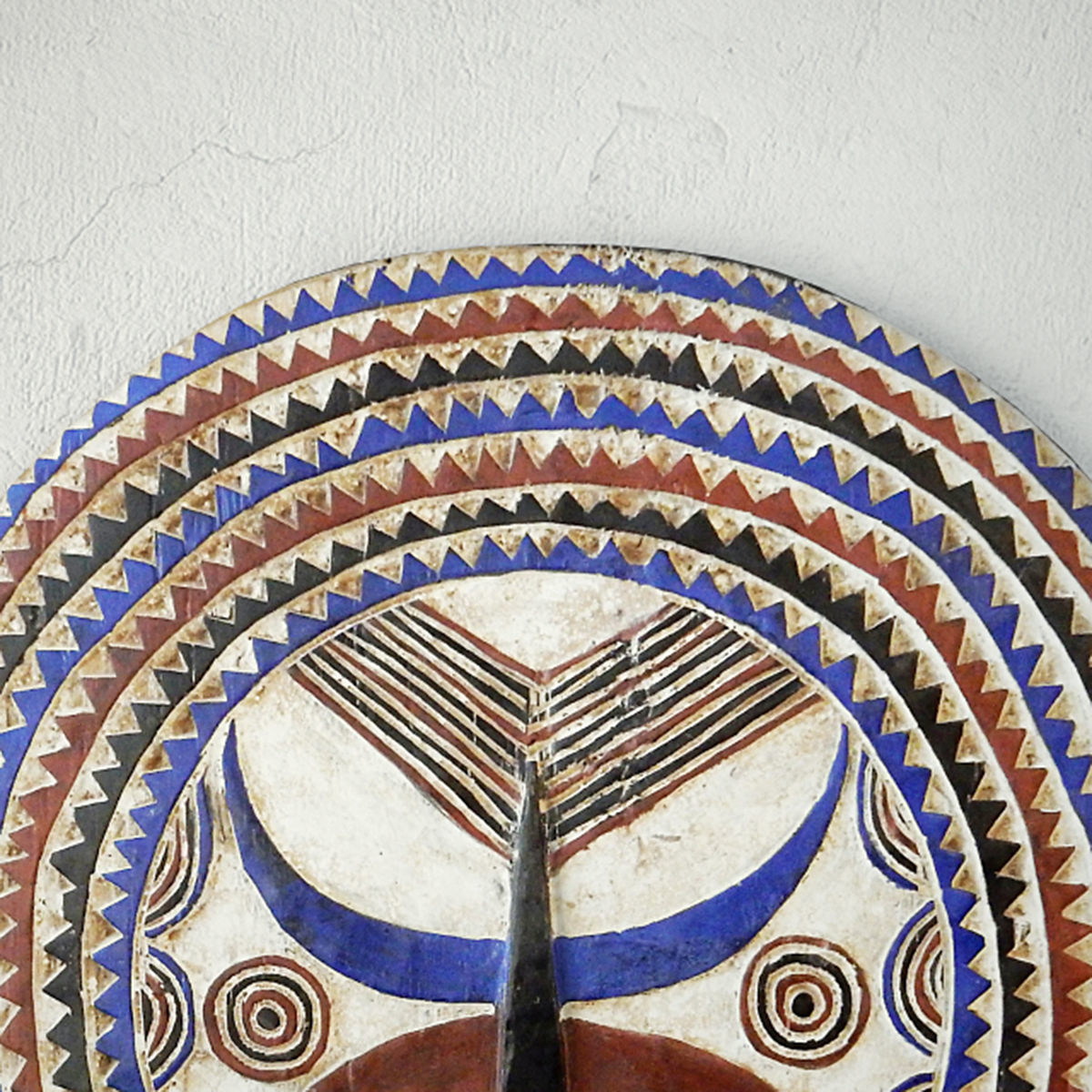 Baule Tribe LG Moon Mask Cote D Ivoire 3D model_4