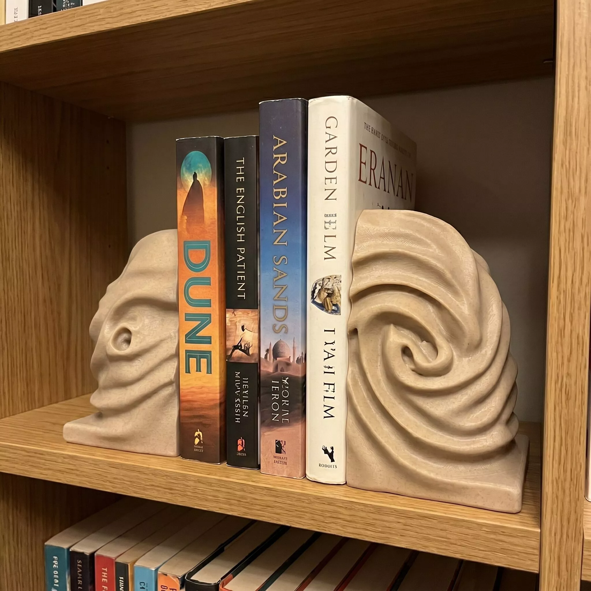 Arrakis Sands Bookend Dune-Inspired Desert Swirl Printable 3D print model