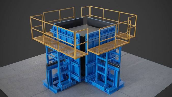 casting elevators 3D model