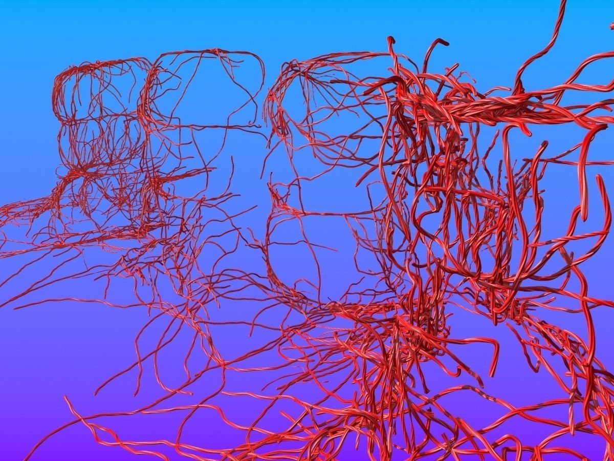 Twizzler Vines 3D model_2