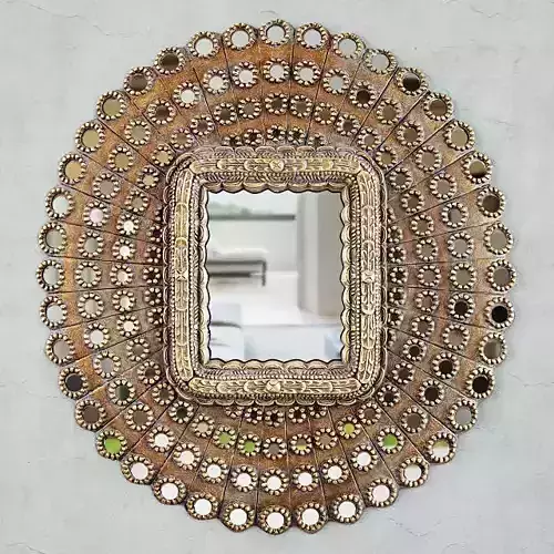 Peacock Mirror 3D model
