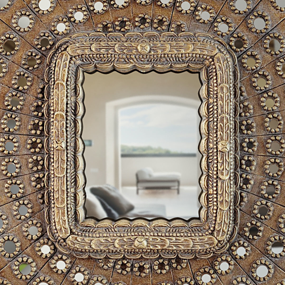 Peacock Mirror 3D model_4