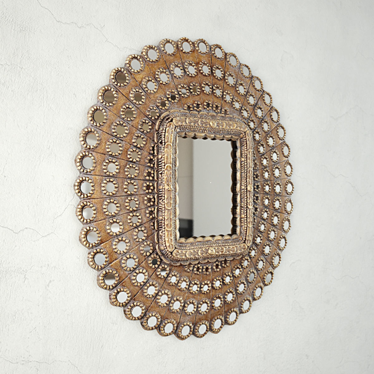 Peacock Mirror 3D model_2