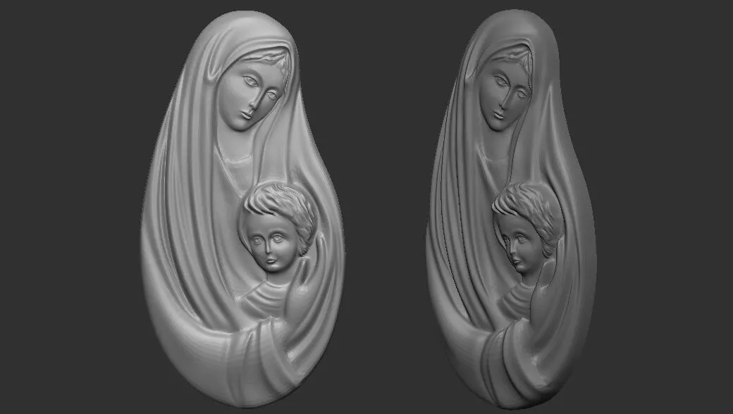 Madonna - saint Mary 3D print model