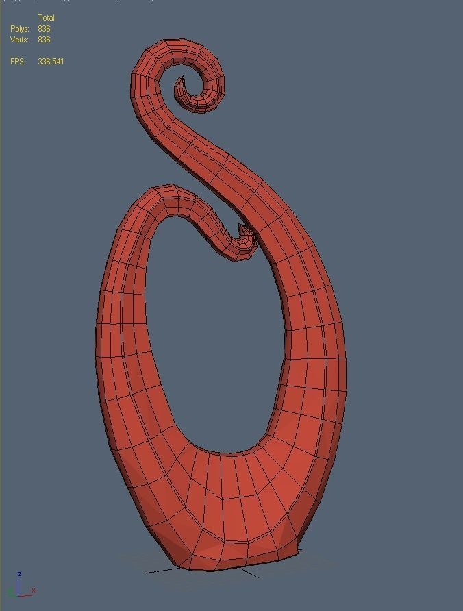 Abstract Figure m016 P 3D print model_6