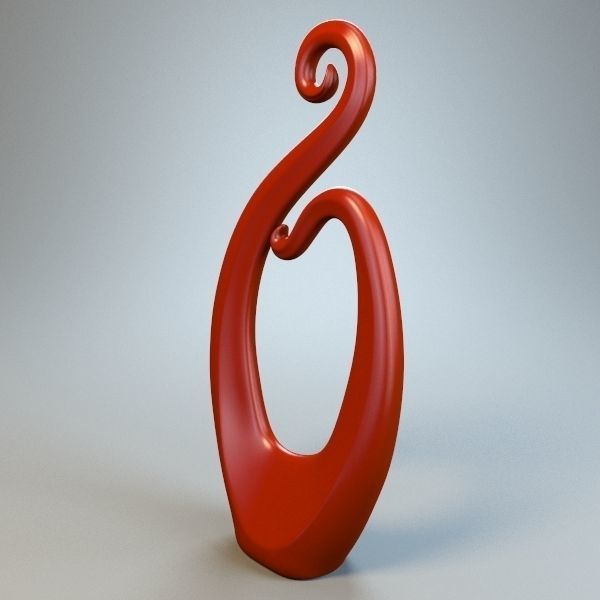 Abstract Figure m016 P 3D print model_4