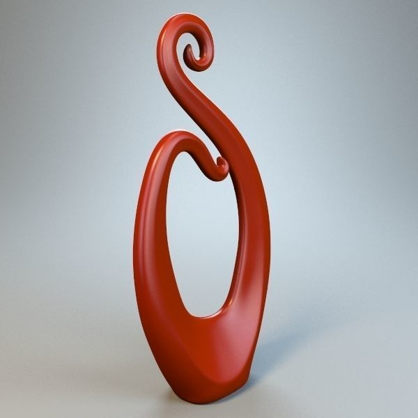 Abstract Figure m016 P 3D print model_3