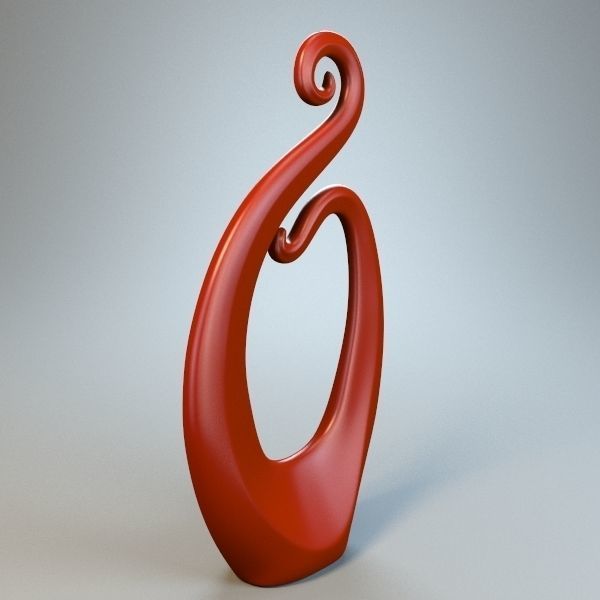 Abstract Figure m016 P 3D print model_1