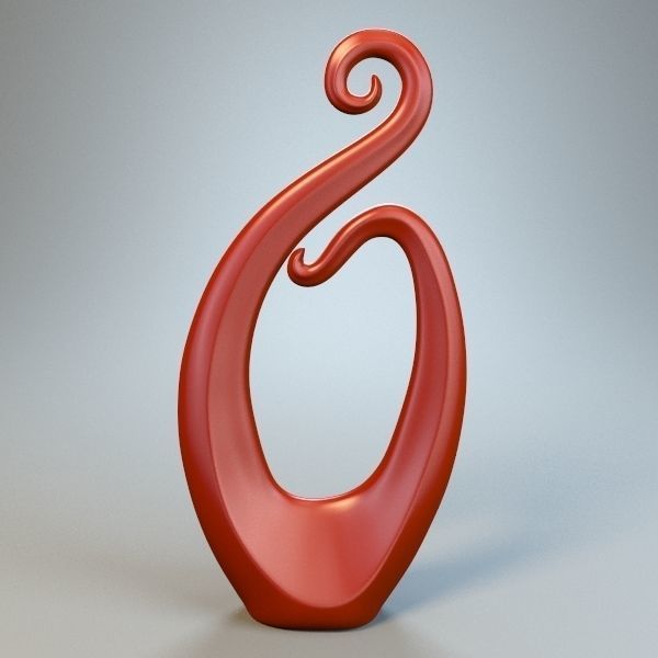 Abstract Figure m016 P 3D print model_2