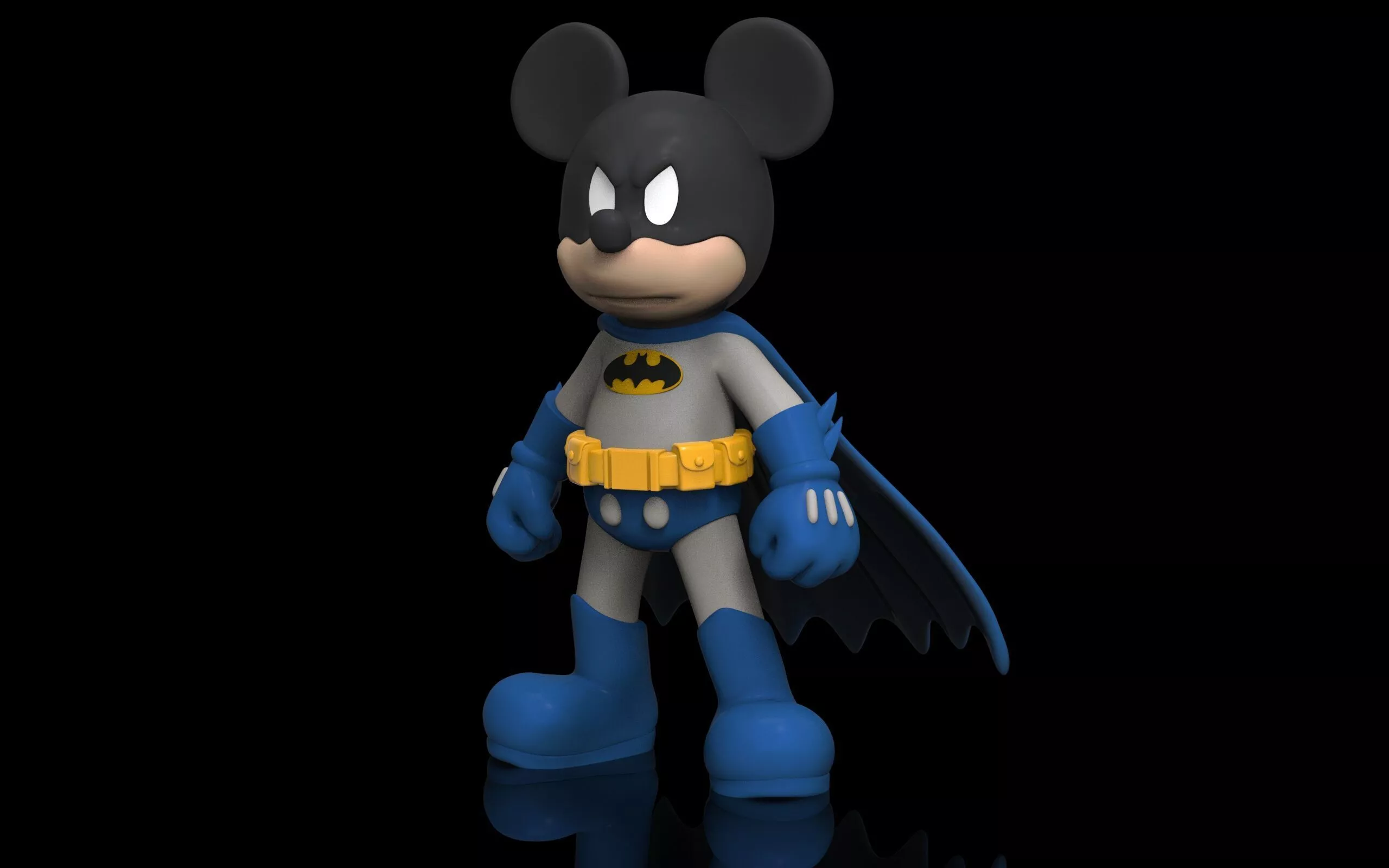 Gotham Mouse Hero 3D print model