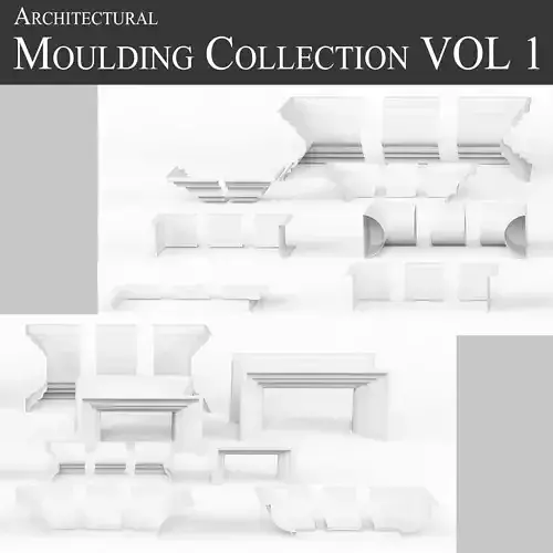 Architectural Moulding Collection VOL 1 3D model Architectural Moulding Collection VOL 1 3D model