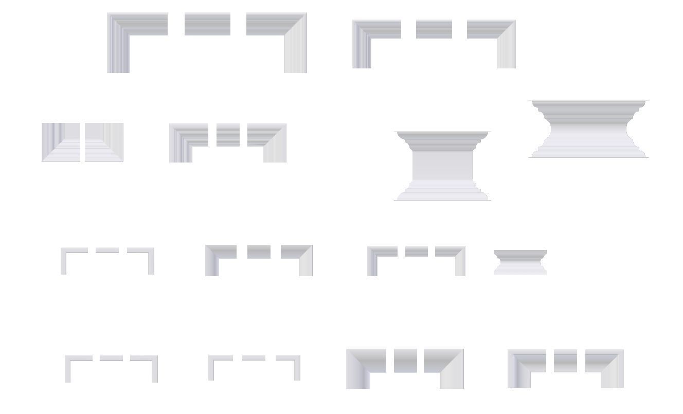 Architectural Moulding Collection VOL 1 3D model_1