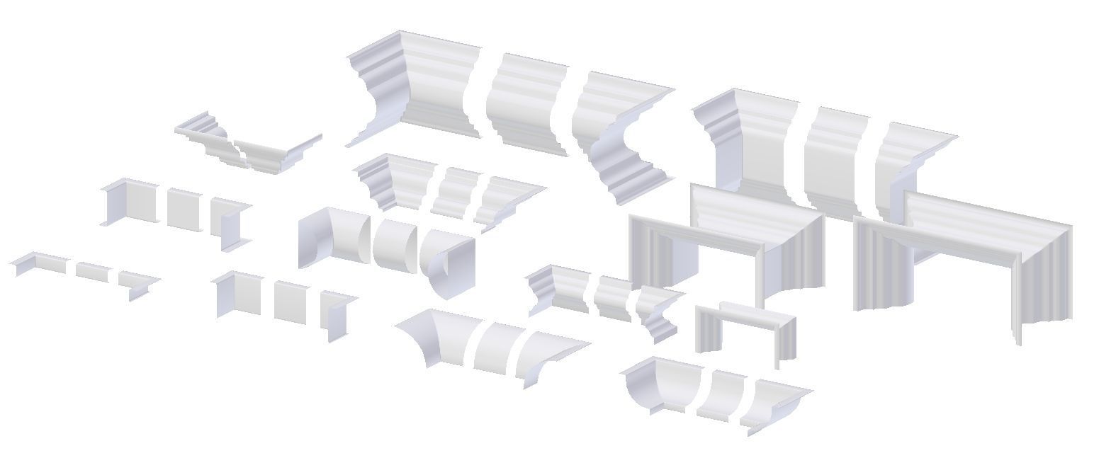 Architectural Moulding Collection VOL 1 3D model_3
