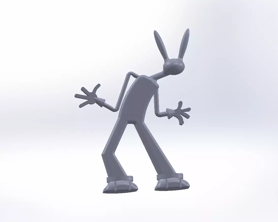 Jax Rabbit Figure Home Made 3D print model