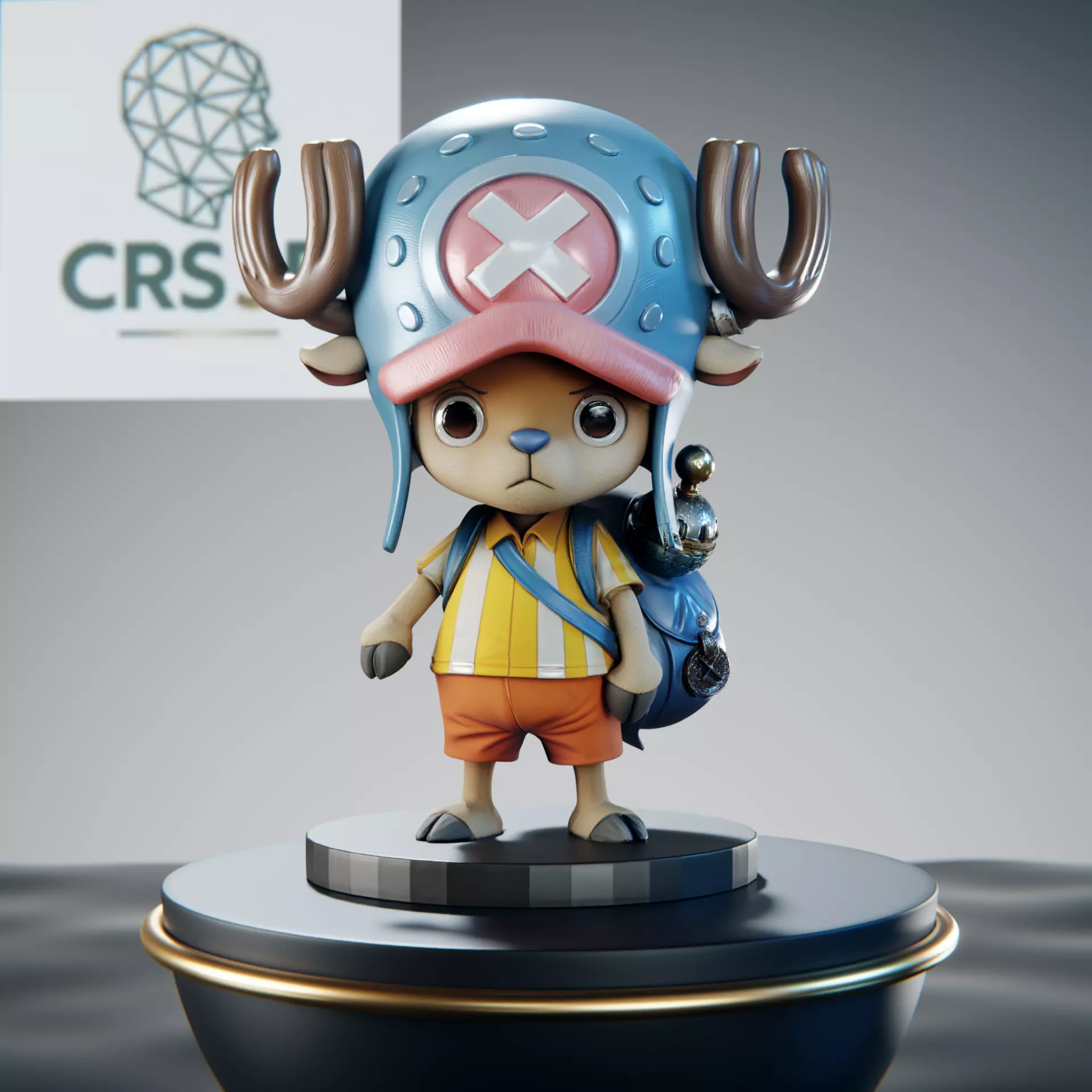 Tony Tony Chopper One Piece Statue - Straw Hat Doctor 3D print model