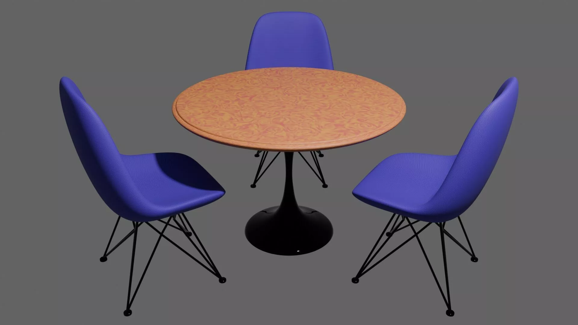 Modern Furniture Pack Tables and Chair Blender 3D model