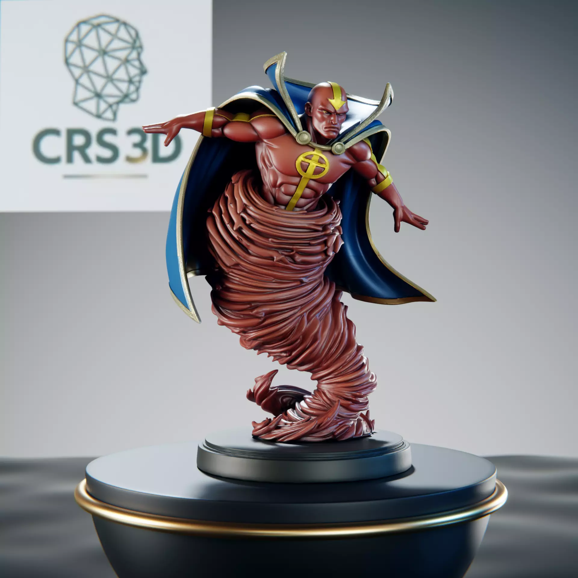 Red Tornado DC Justice League Full Statue - Elemental Android 3D print model