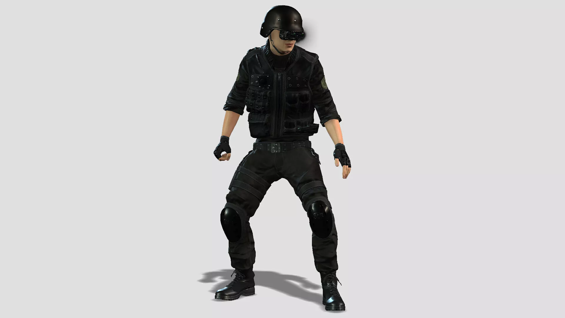 Game Ready Special Forces Character 3D model