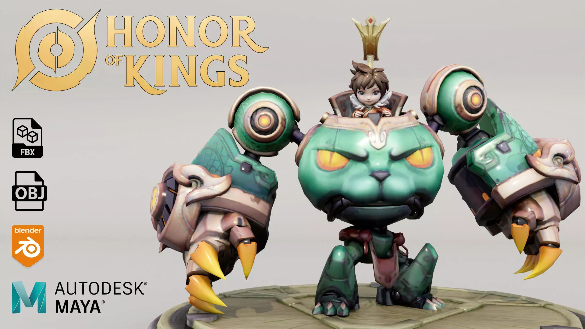 LIU SHAN - HONOR OF KINGS 3D print model