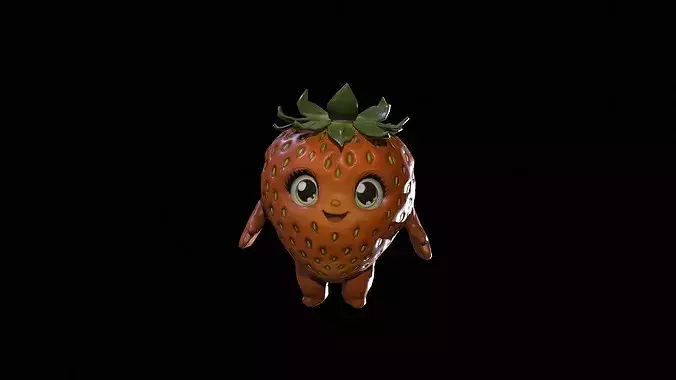Chibi Fruit Strawberry Two