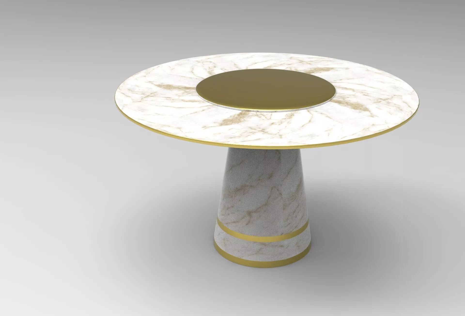 Nert Round Table Low-poly 3D model