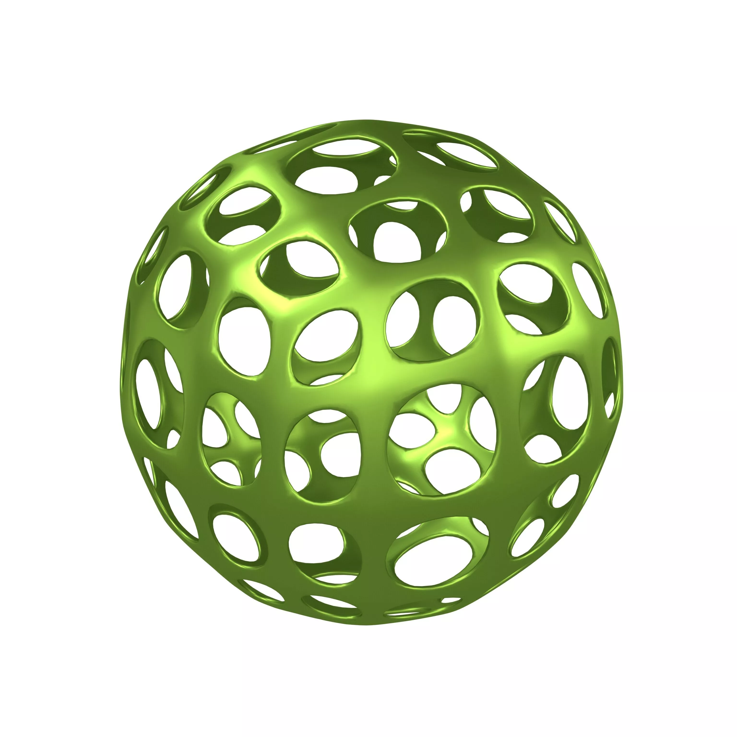 Abstract Sphere Ball v1 008 Low-poly 3D model