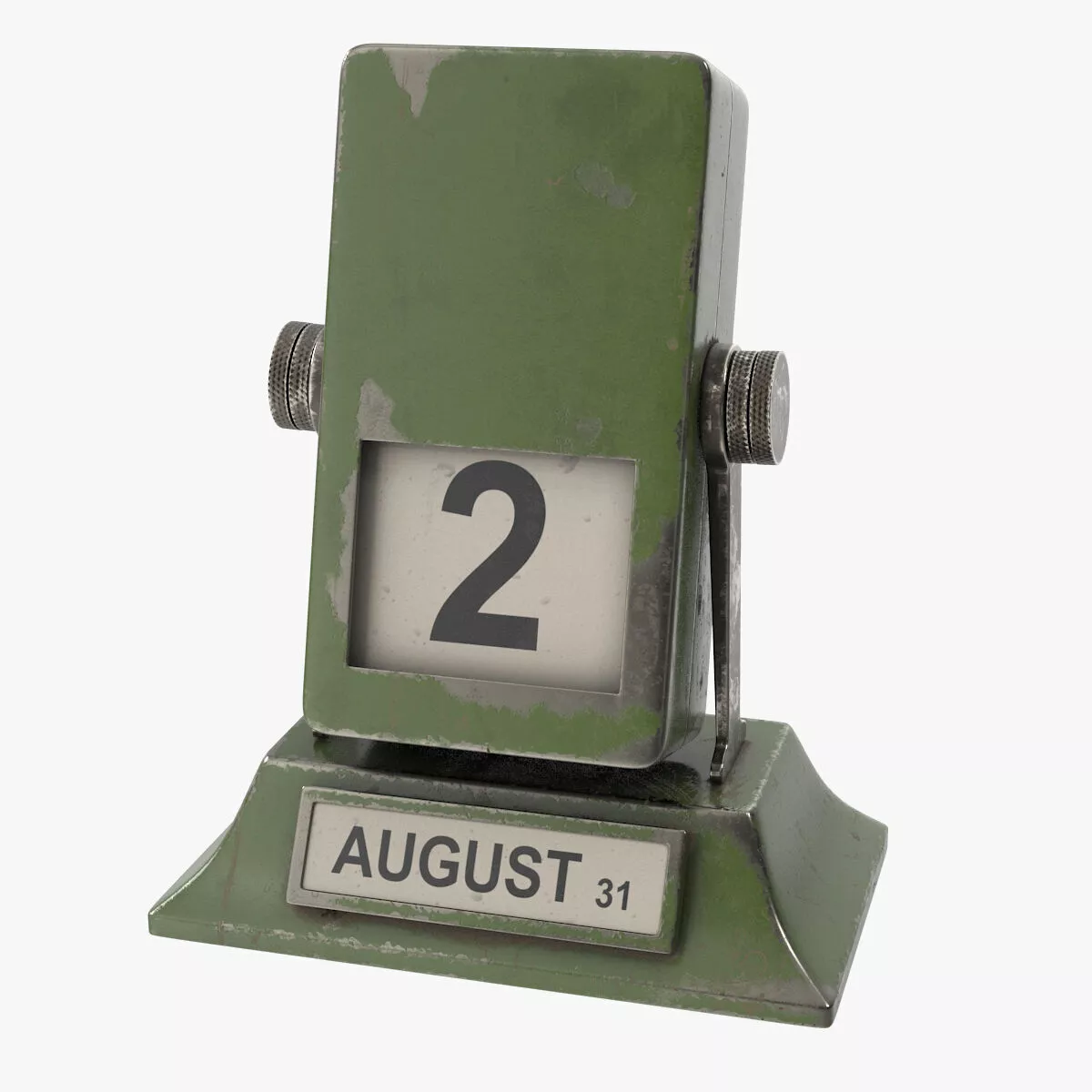 Vintage Desk Calendar 3D model