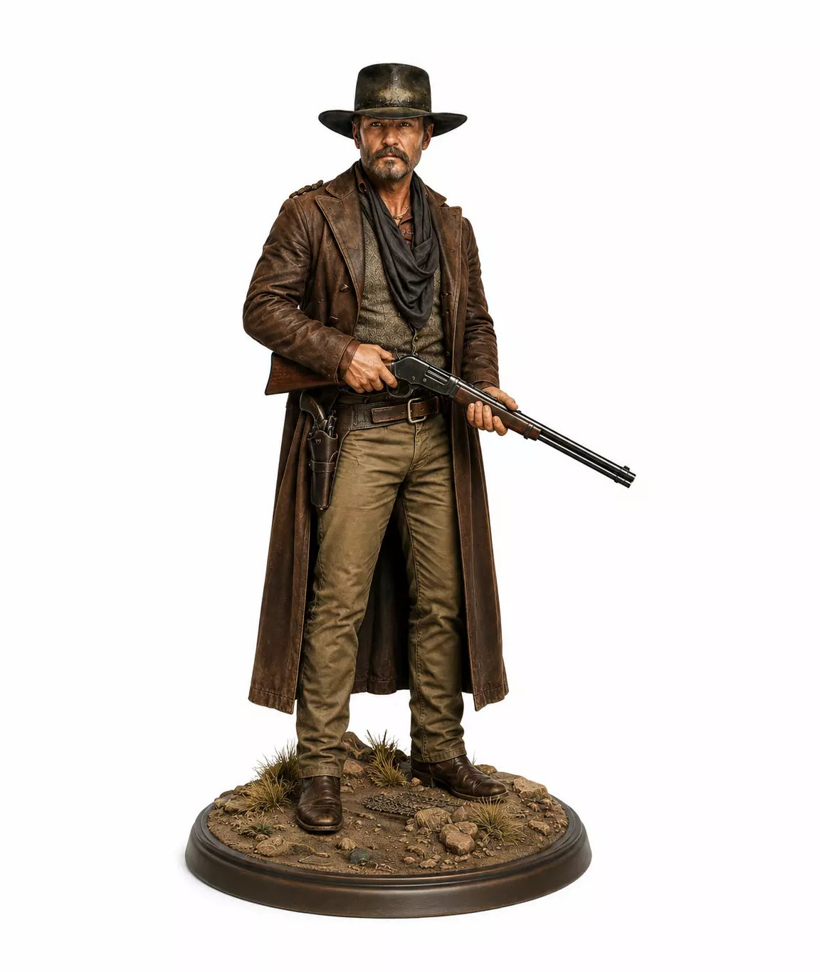 Old West Tim McGraw inspired STL file for 3D printing 3D print model