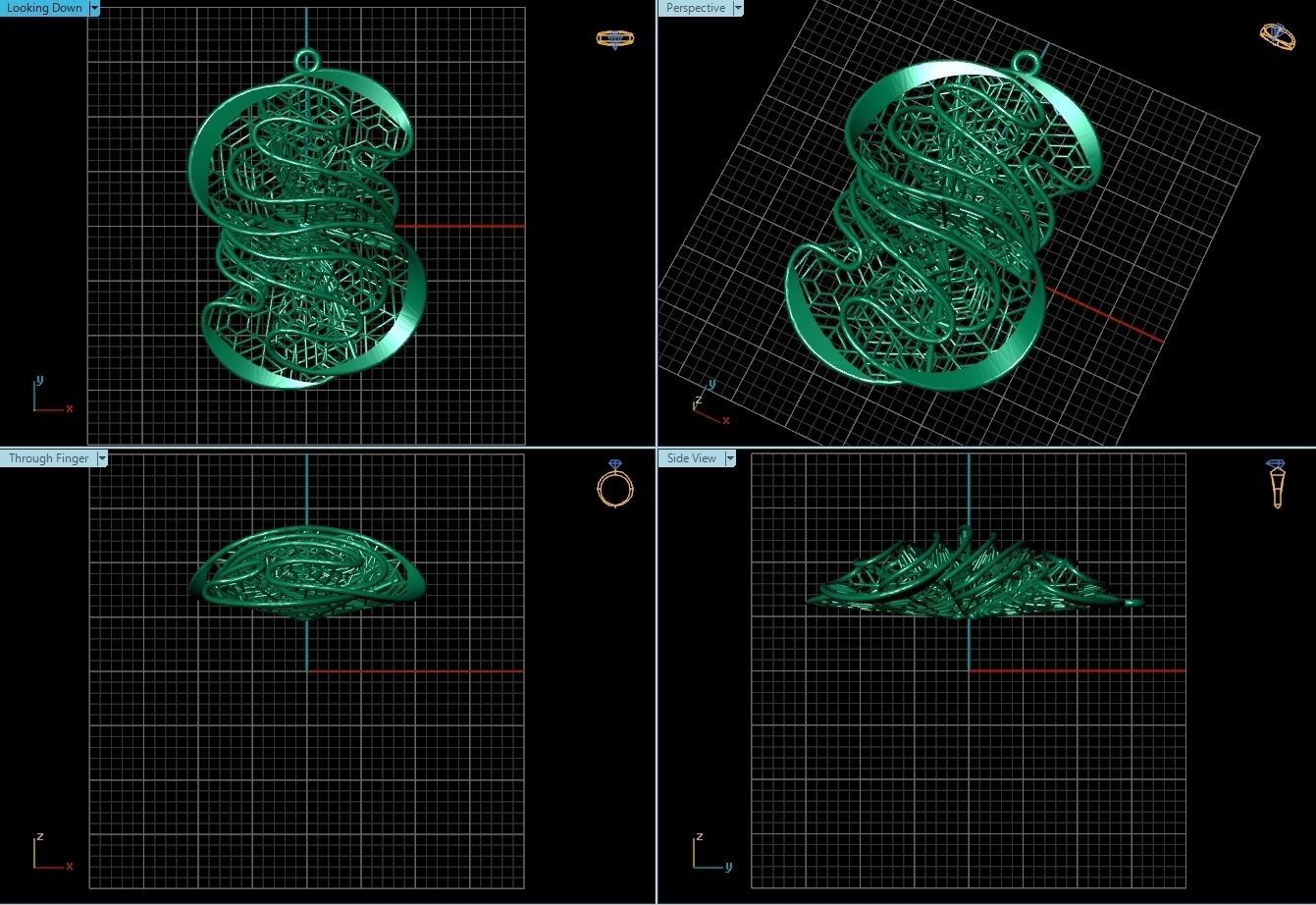Pendant ultra vision  HSFZ-X 046-P  3D print model_1