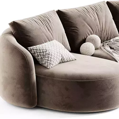 Sonora Corner Sofa by Dantone Home 3D model 6