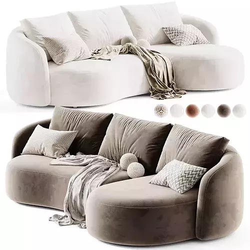 Sonora Corner Sofa by Dantone Home 3D model